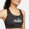 Nike Dri-FIT Swoosh Icon Clash Medium-Support Non-Padded Allover-Print Damen Bustier