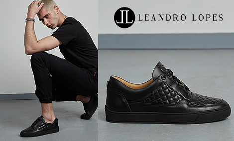 Leandro Lopes Herren Sneaker in schwarzgold kaufen Leandro Lopes Herren Sneaker in schwarzgold kaufen