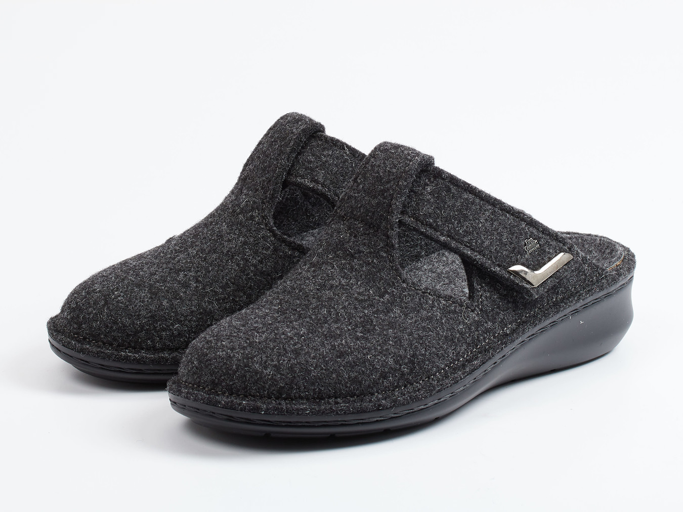 Finn Comfort Damen Hausschuh in dunkelgrau kaufen | Zumnorde Online-Shop