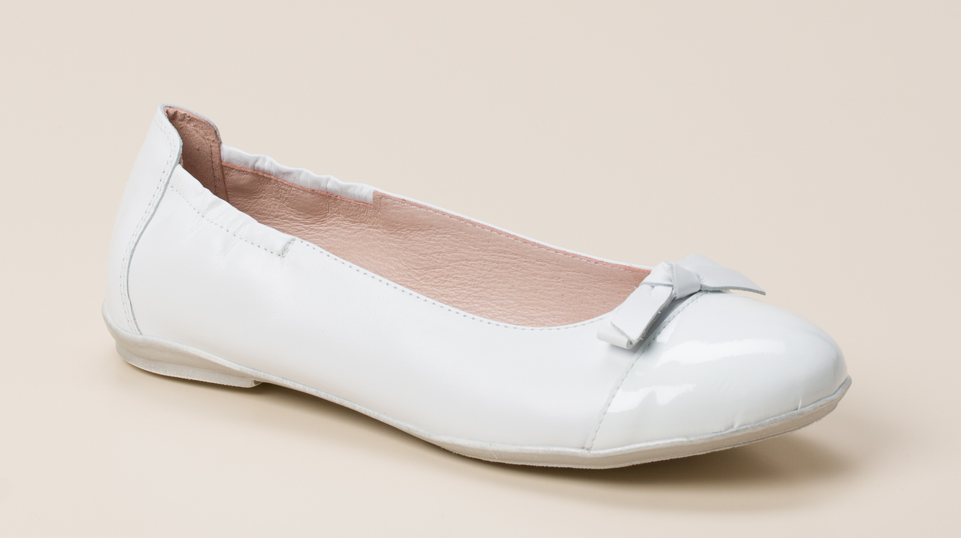 Weiße Richter Ballerina Gr. 23, in Lackleder Weiße Richter Ballerina Gr. 23, in Lackleder