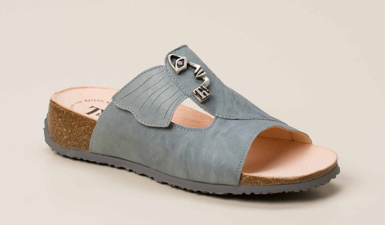 Think Damen Pantolette in silber kaufen | Zumnorde Online Shop Schuh | Damen Pantolette 46390 | online kaufen
