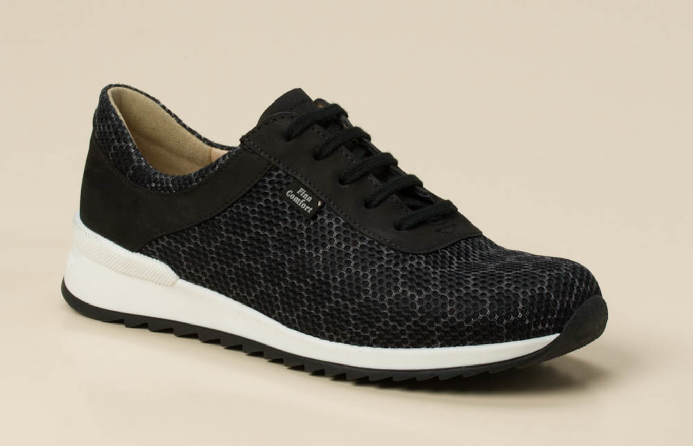Finn Comfort Damen Sneaker In Schwarz Grau Kaufen Zumnorde Online Shop
