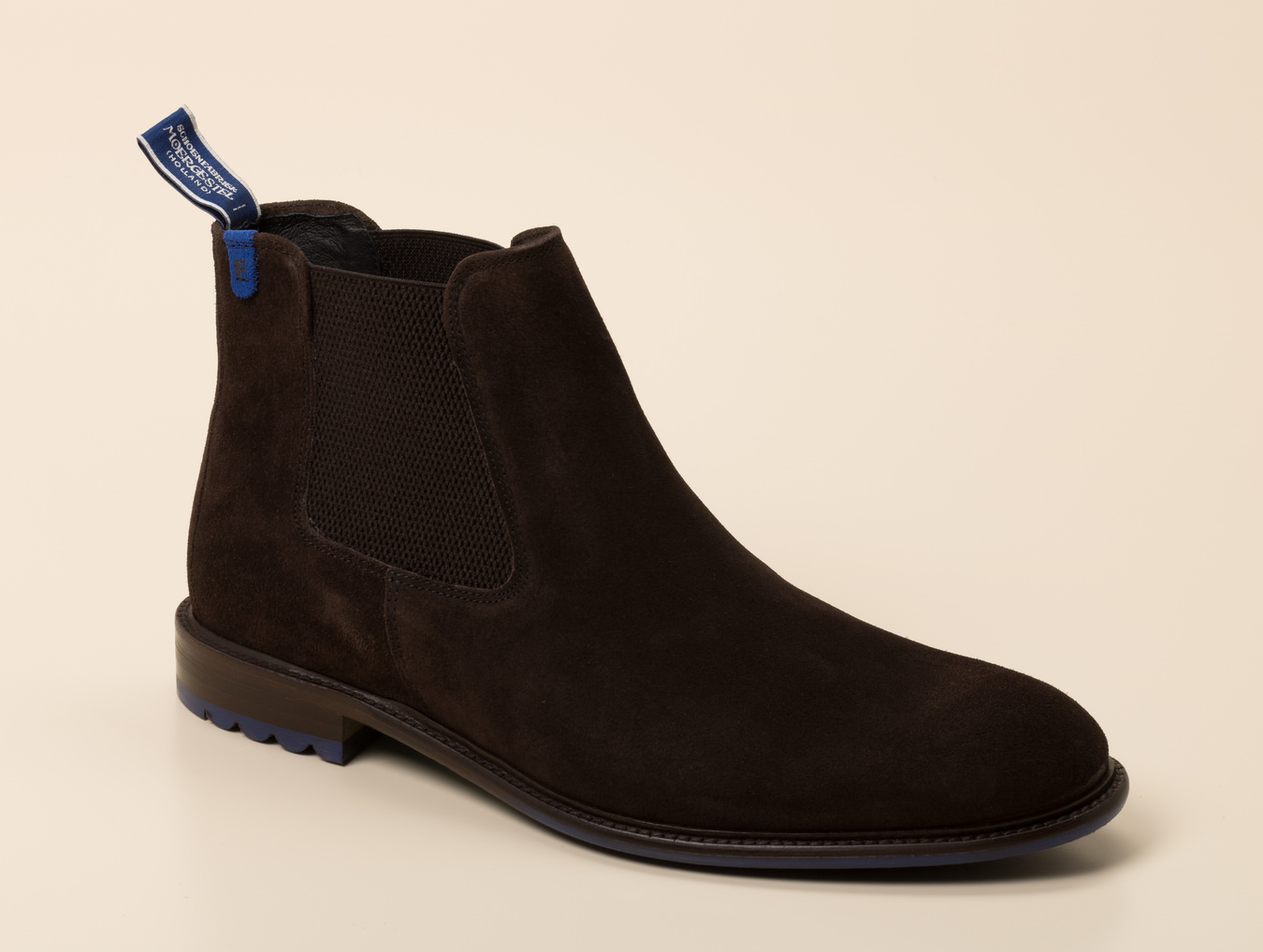 Floris van Bommel Herren Chelsea in dunkelbraun kaufen Floris van Bommel dunkelbraune Herren Schnürschuhe Damen